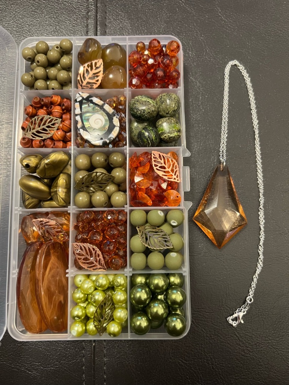 Craft Beads, TERRACOTTA & OLIVE - ITS ITALIAN, Jewelry Supplies, loose bulk